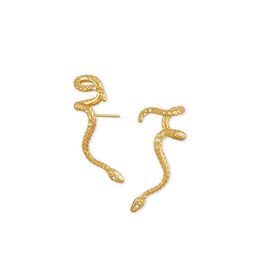 Stud Fashion Jewellery Snakes Earrings Metal Snake Ear Clip Earhook Earring Drop Delivery Dheja