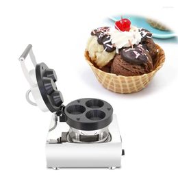 Bread Makers Restaurant Snack Equipment Automatic Commercial Belgian Waffle Bowl Cup Making Sale Electric Ice Cream Cone Maker Machine