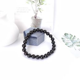 Strand Beaded Strands High Quality Black Tourmaline Bracelet Healing Crystals Root Chakra Yoga Meditation Jewelry Protection-Emotional