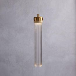 Pendant Lamps Modern Simple Nordic Pendent Lamp Bedroom Beside Bar Counter Dining Room Single Luxury Glass Lights Art LED LightingPendant