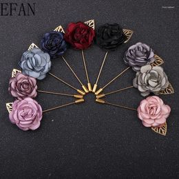 Brooches Women Men Handmade Flower Brooch Pin Badge Fabric Fashion Jewely Beautiful Accessories In Party Wedding