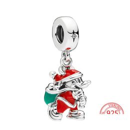 Charms Real 925 Sterling Sier Red Enamel Santa Bag Charm Fit Pandora Bracelet Diy Pendant Accessories Drop Delivery Jewellery Findings Dhq0E