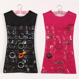 Storage Boxes Creative Multi-cell Jewellery Bag Socks Bra Underwear Rack Clear Hanging Hanger Organiser