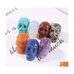 Arts And Crafts Natural Crystal Stone Ornaments Skl Carved Statues Reiki Healing Quartz Mineral Tumbled Gemstones Hand Piece Home De Dhiyx