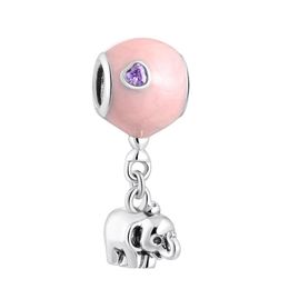 Charms 100 925 Sterling Charm Jewellery Elephant Pendant Enamel Beads Fit Pandora Bracelet Sier Accessories Making For Women Drop Deli Dhxdt