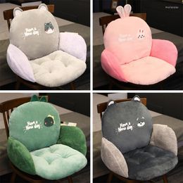 Pillow Lovely Cartoon Plush Office Seat Chair Lumbar BuSupport S Girlfriend Classmate Birthday Gift Present