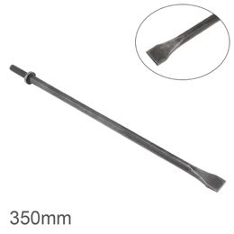 Pneumatic Tools 350mm Hard 45# Steel Solid Long Air Chisel Impact Head Support For Cutting / Rusting Removal