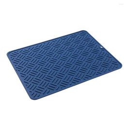 Table Mats Silicone Dish Drying Mat Multifuctional Protection Heat Insulation Holder Cup Draining Pad Placemat