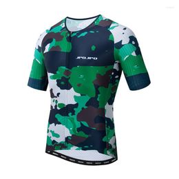 Racing Jackets JPOJPO Men's Camouflage Cycling Jersey 2023 Pro Team Bike Mtb Bicycle Clothes Sport Shirt
