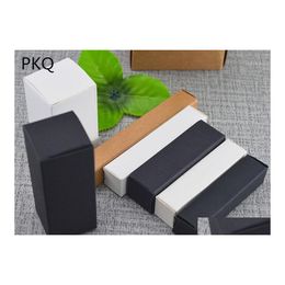 Gift Wrap 10Pcs Lipstick Packing Box White/Black Kraft Paper Boxes Cardboard Cosmetic Small Present Jewellery 4 Sizes1 Drop Delivery H Dhnbx