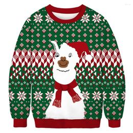 Men's T Shirts 3D Shirt Women Men Long Sleeve Autumn Winter Funny Christmas Print Tshirt Merry T-shirt Cool Tops