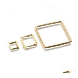 Chains Brass Square Connectors Drop Earrings Pendants Charms Resin Mould Components Link Diy Accessories For Jewellery Making Findings Dhvon