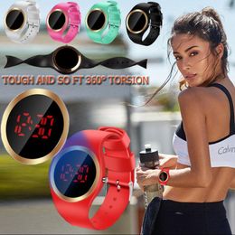 Wristwatches 2023 Men Women Digital Watches LED Electronic Sport IP6 Waterproof Watch Silicone Strap Ladies Wristwatch Relogio Masculion