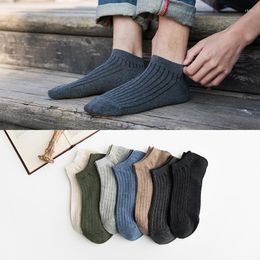 Men's Socks 10 Pairs 20pcs Low Cut Mens Solid Color Black White Grey Breathable Cotton Sports Male Short Ankle Men