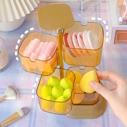 Storage Boxes Special Makeup Sponge Container With Lid Dust-proof Cosmetics Egg Smooth Surface Cotton Pad Holder