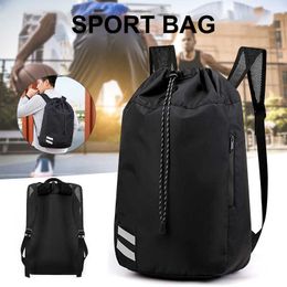 Outdoor Bags Waterproof Outdoor Sports Gym Bag Portable Fitness Backpack for Men Large Capacity Travel Basketball Backpack Camping Hiking T230129