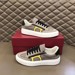 2023 Fashion men designer shoes 20 Colours comfortable bottom leather Luxury Mens party sports casual sneaker trainers shoe fast ship hm8k00005