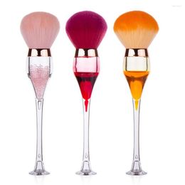 Makeup Brushes Red Wine Glass Foundation Powder Blush Brush Professional Make Up Tool Set Cosmetic Very Soft Big Size Face Brushe