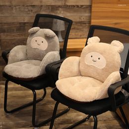 Pillow Cartoon Sofa Chair One Cute Plush Thickening Office Comfortable Soft Student Lumbar Support