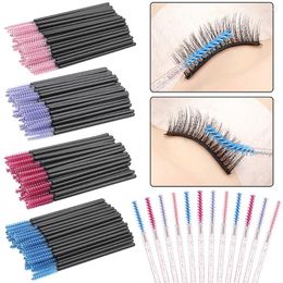 Makeup Brushes 50pcs Eyelash Extension Brush Mascara Wands Applicator Spoolers Disposable Eyebrow Eye Lash Beauty Cosmetic Tools