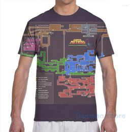 Men's T Shirts Super Metroid Map Men T-Shirt Women All Over Print Fashion Girl Shirt Boy Tops Tees Short Sleeve Tshirts