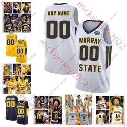 College Basketball Wears Custom Stitched college Mens Youth Murray State Racers Basketball Jersey 0 Jaxon Edwards 1 Braxton Stacker 2 Rob Perry 4 Patrick Chew 10