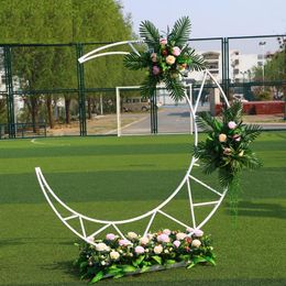 Party Decoration Wedding Arch Background Shelf Wrought Iron Moon Ornaments Scene Props SuppliesParty