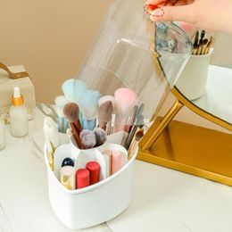 Storage Boxes Makeup Box Dustproof Holder Space-saving Keep Neat Modern Stable Base Design Cosmetic Beauty Tool Case