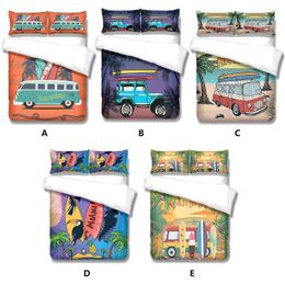 Bedding Sets 3 Pieces Duvet Cover Cartoons Household Pillowcase Multi-Colored Polyester For Kids S LYCLB210925011