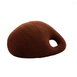 Pillow Ins Style Brown Pure Colour Couch Pillows Tustomized Tatami Linen Cartoon Back Of A Chair Sofa Home Outdoor Decor S