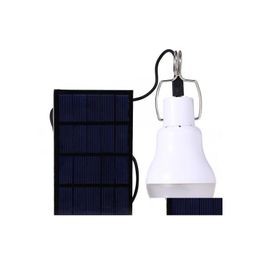 Solar Street Light Portable Led Lights S1200 15W 130Lm Bbs Charged Energy Lamp Garden Camp Outdoor Lighting Emergency Drop Delivery R Otjgs