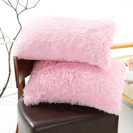 Pillow Case 1PC Soft Fur Plush Furry Cushion Cover Bedding Throw Pillows Classic Home Decor Pillowslip 50X70