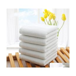 Towel Wholesale El Cotton Bath Towels Custom 35X75Cm Drop Delivery Home Garden Textiles Dhs4A