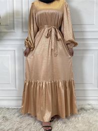 Ethnic Clothing Eid Mubarak Kaftan Dubai Abaya Turkey Muslim Women Hijab Dress Islam Caftan Maxi Robe Femme Vestidos Musulman De Mode Wy748