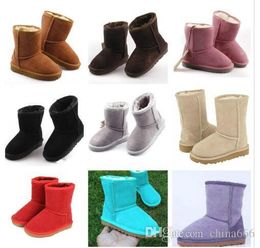 Classic Tall Leather Snow Boots - High Quality, 13 Colors - Boys, Girls & Women's Winter Footwear