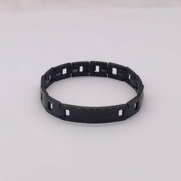 Bangle European And American Fashion Creative Cross-border Bracelet English Bible Cross Hand Jewellery Men's Black Magnet