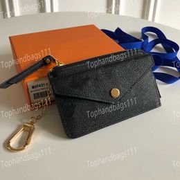 women bag CARD HOLDER RECTO VERSO Designer Fashion Womens Mini Zippy Organiser Wallet Coin Purse Bag Belt Charm Key Pouch Pochette Accessoires