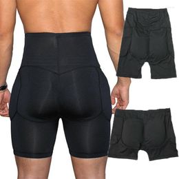 Men's Body Shapers 2023 Men Moulded Padded BuBooster Enhancer Boyshort Flat Stomach Shaper Brief Underwear S M L XL 2XL 3XL