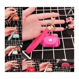 Key Rings Fashion Jewellery Accessories Waist Hanging Ring Pu Leather Meibao Car Bag Keys Buckle Originality Pendant Ornaments Keych Dhswt