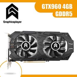 Graphics Card GTX960 4GB 4096MB 128BIT for Desktop computer PC Games For NVIDIA GTX Video Card With dual fans