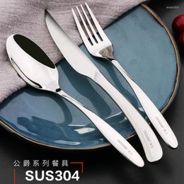 Dinnerware Sets Silver Modern Metal Tableware Set Elegant Life Stainless Steel Fashion Juegos De Vajilla Home Decoration EC50CJ