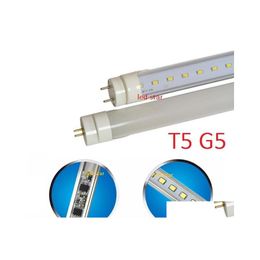 Led Tubes Bi Pin G5 Base T5 Light 2Ft 3Ft 4Ft With Design Builtin Power Supply Ac 110265V Easy Installation Drop Delivery Lights Lig Otxnc