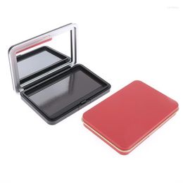 Makeup Brushes 1pcs Matte Black Empty Magnetic Cosmetics Palette Eyeshadow Blusher DIY Box Glitter Dispensing BoxMakeup Harr22