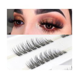 False Eyelashes Premade Volume Fans Individual Eyelash 3D Fluffy Single Cluster Segmented Natural Lashes For Eye Extension C Curl Dr Dhdrc