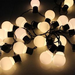 Strings 10M Home Decor IP44 Waterproof Fairy Lamp Hanging Party Warm White Connectable LED Bulb String Indoor Outdoor Holiday Romantic