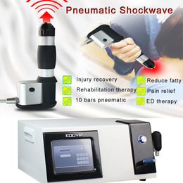 pneematic Pneumatic shockwave therapy machine Fat Reduction shockwave Pain Releif ED Treatment 2 in 1