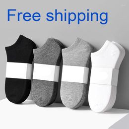 Men's Socks 5 Pairs/Men/Women Cotton Size34-44High Quality Casual Breathable Boat Short Men Summer Male