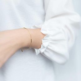 Gold Bar Bracelets 100 925 Silver Jewellery Coins Bangle Boho Vintage Minimalism Indian Jewellery