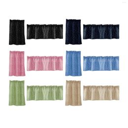 Curtain Blackout Shading 70%-90% Rod Pocket Curtains For Study Dining Room Kids Children