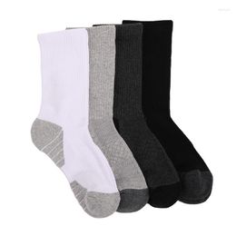 Men's Socks Men's Outdoor Thickened Cotton Towel Bottom Anti-skid Sports Wear-resistant -absorbing Medium Tube
